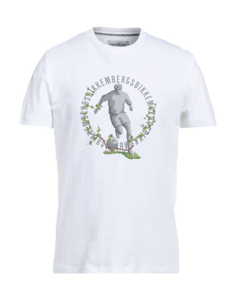 BIKKEMBERGS T-shirts Herren Weiß von BIKKEMBERGS