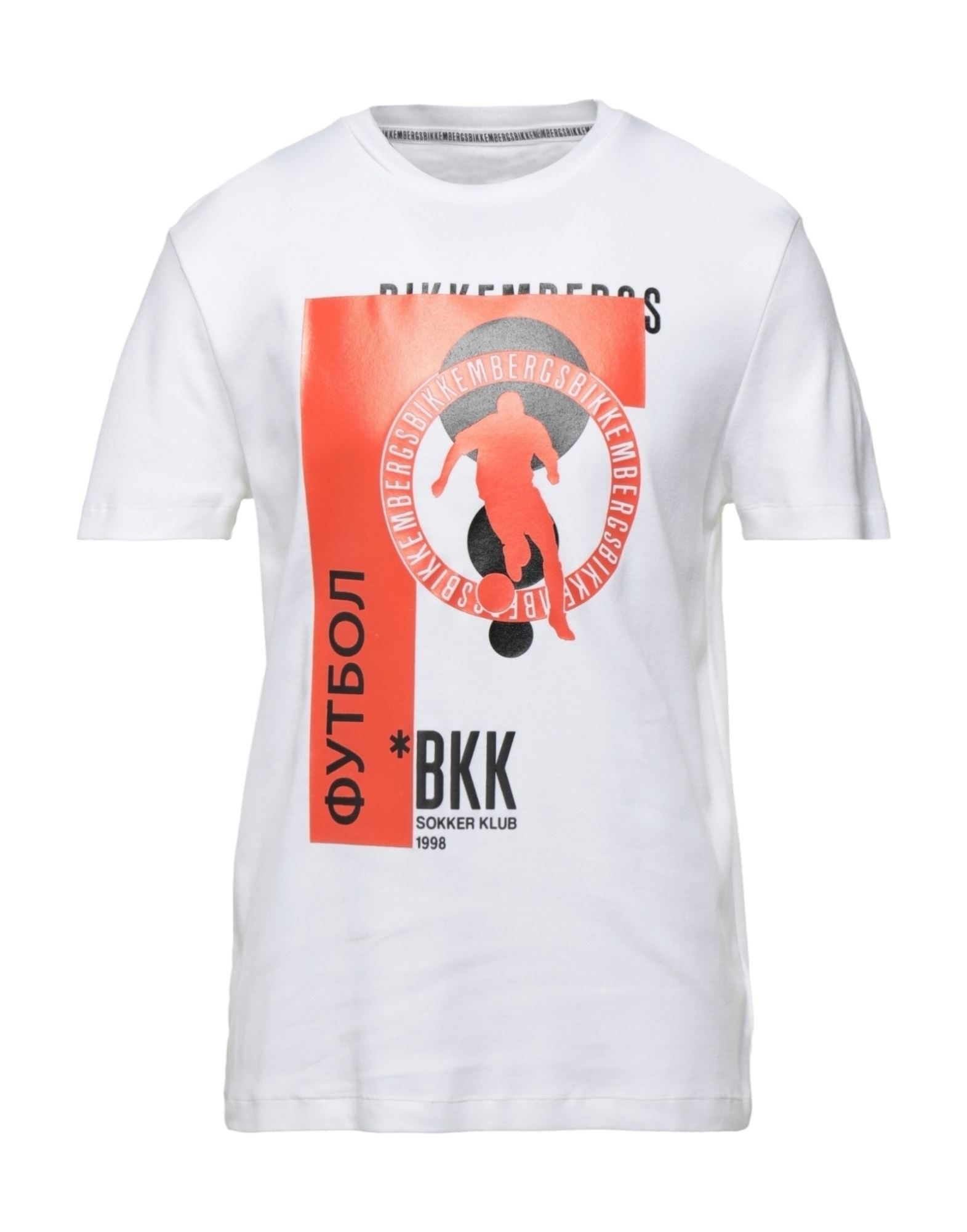 BIKKEMBERGS T-shirts Herren Weiß von BIKKEMBERGS