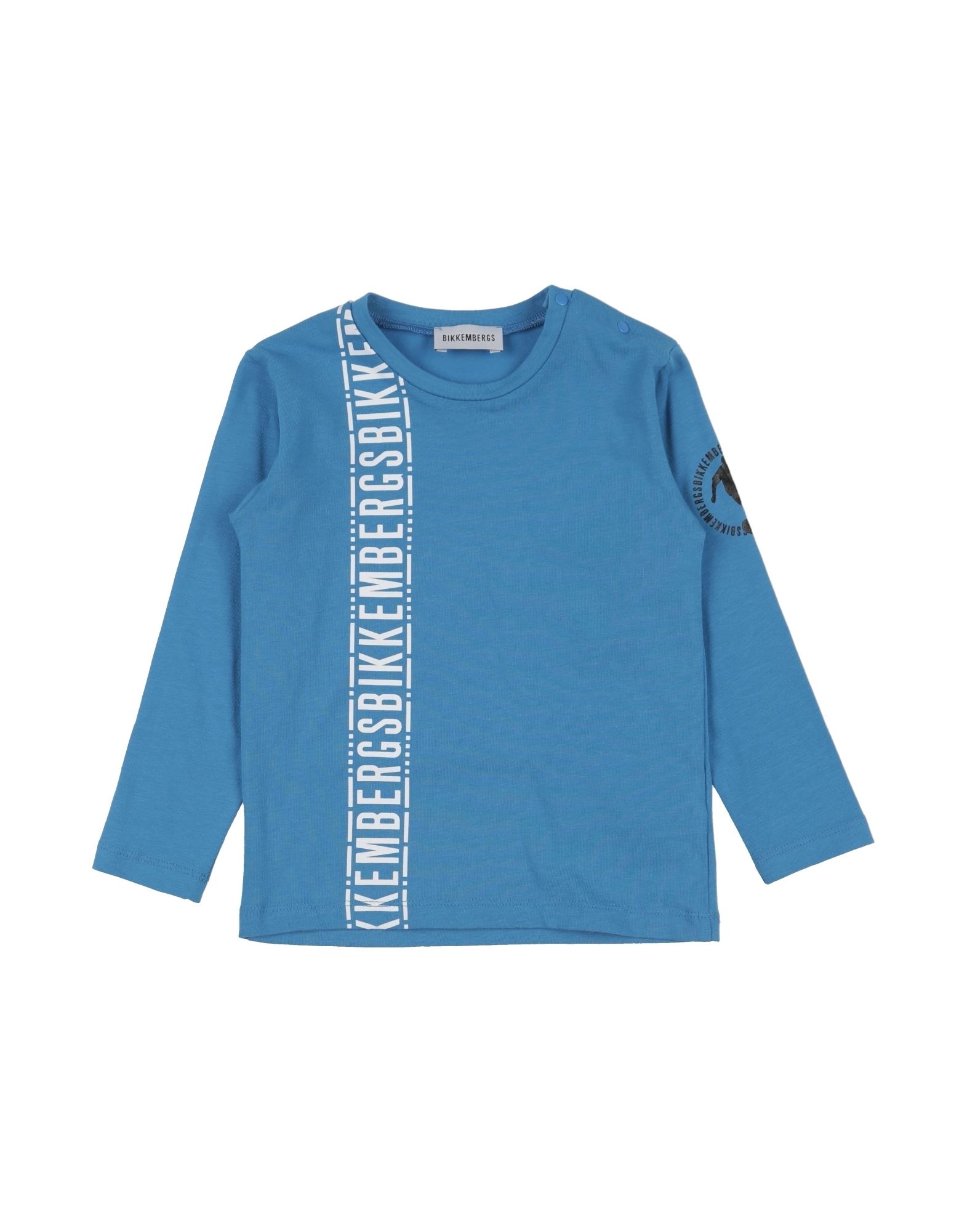 BIKKEMBERGS T-shirts Kinder Azurblau von BIKKEMBERGS