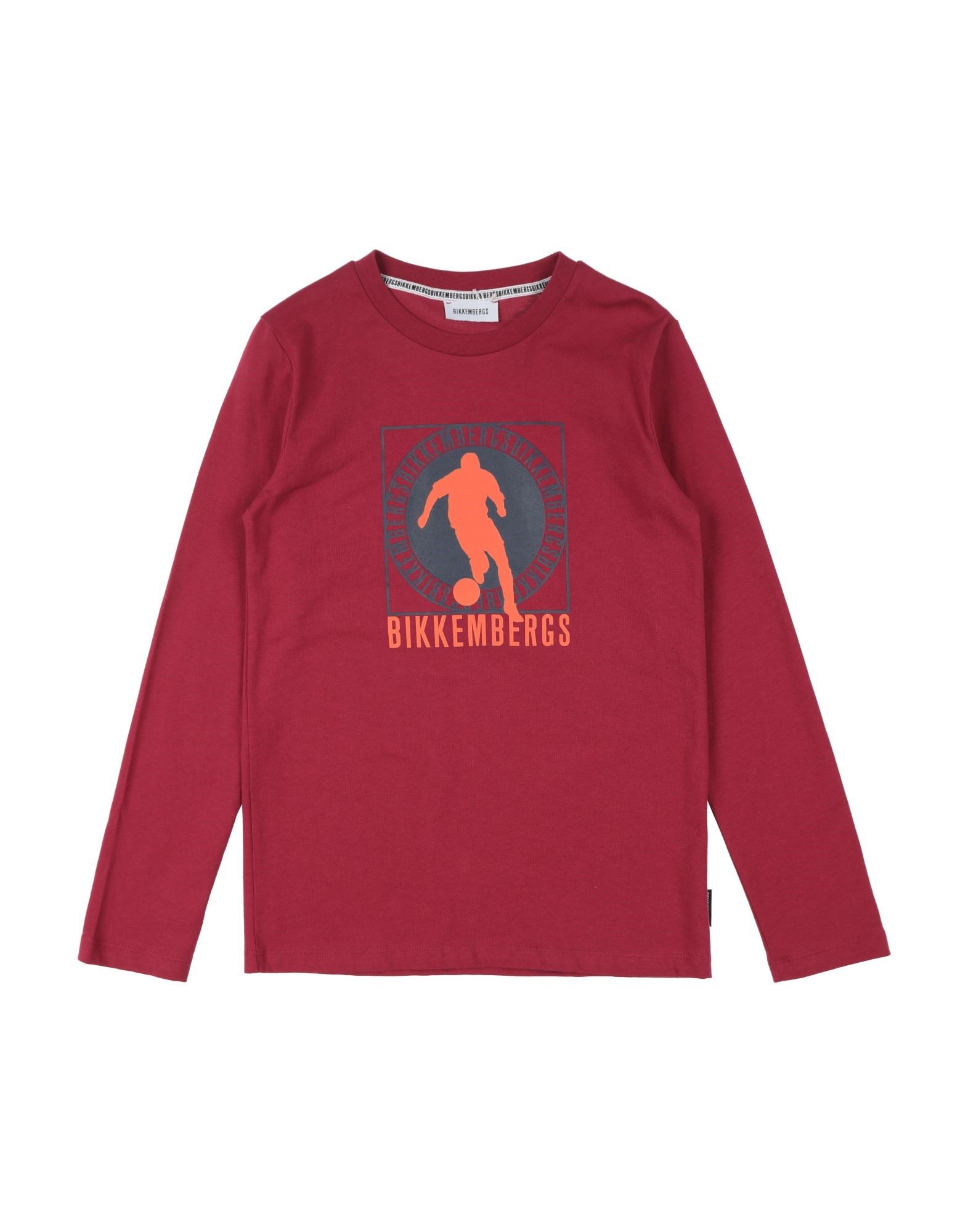 BIKKEMBERGS T-shirts Kinder Bordeaux von BIKKEMBERGS