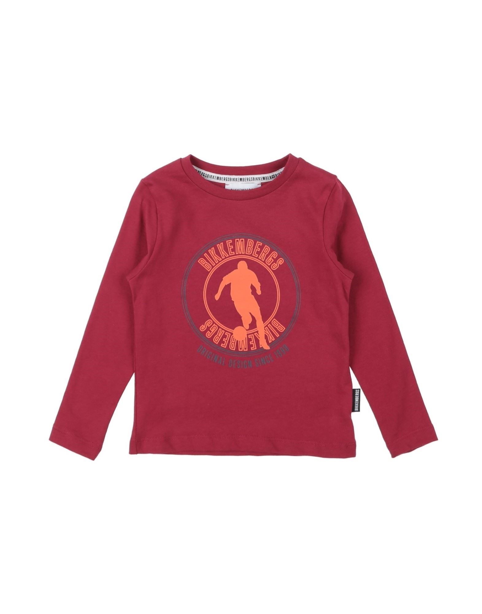 BIKKEMBERGS T-shirts Kinder Bordeaux von BIKKEMBERGS