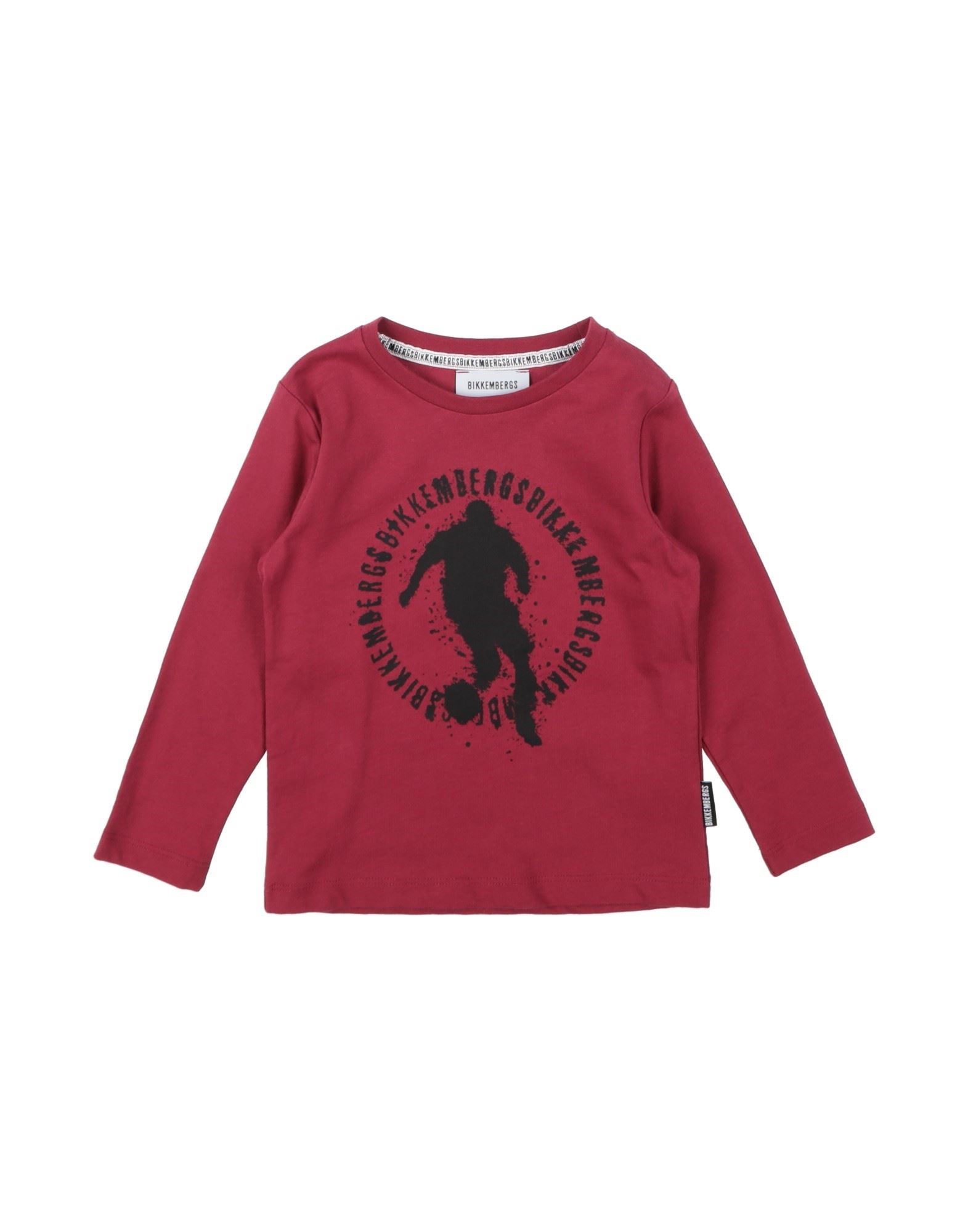 BIKKEMBERGS T-shirts Kinder Bordeaux von BIKKEMBERGS