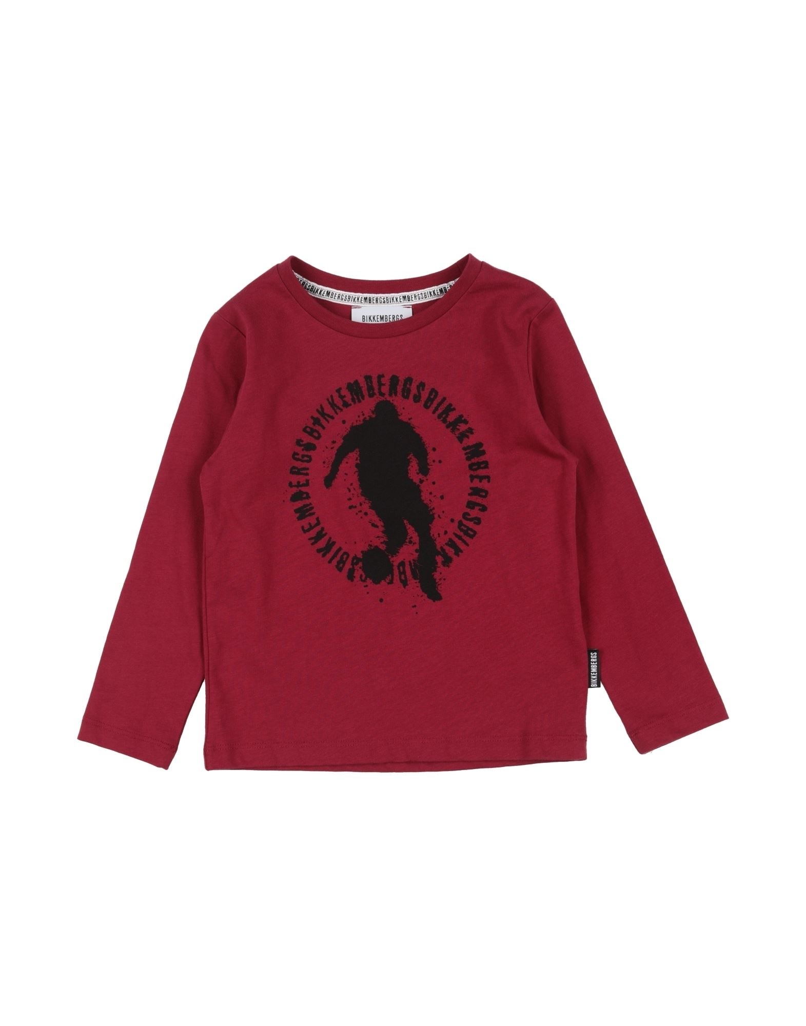 BIKKEMBERGS T-shirts Kinder Bordeaux von BIKKEMBERGS