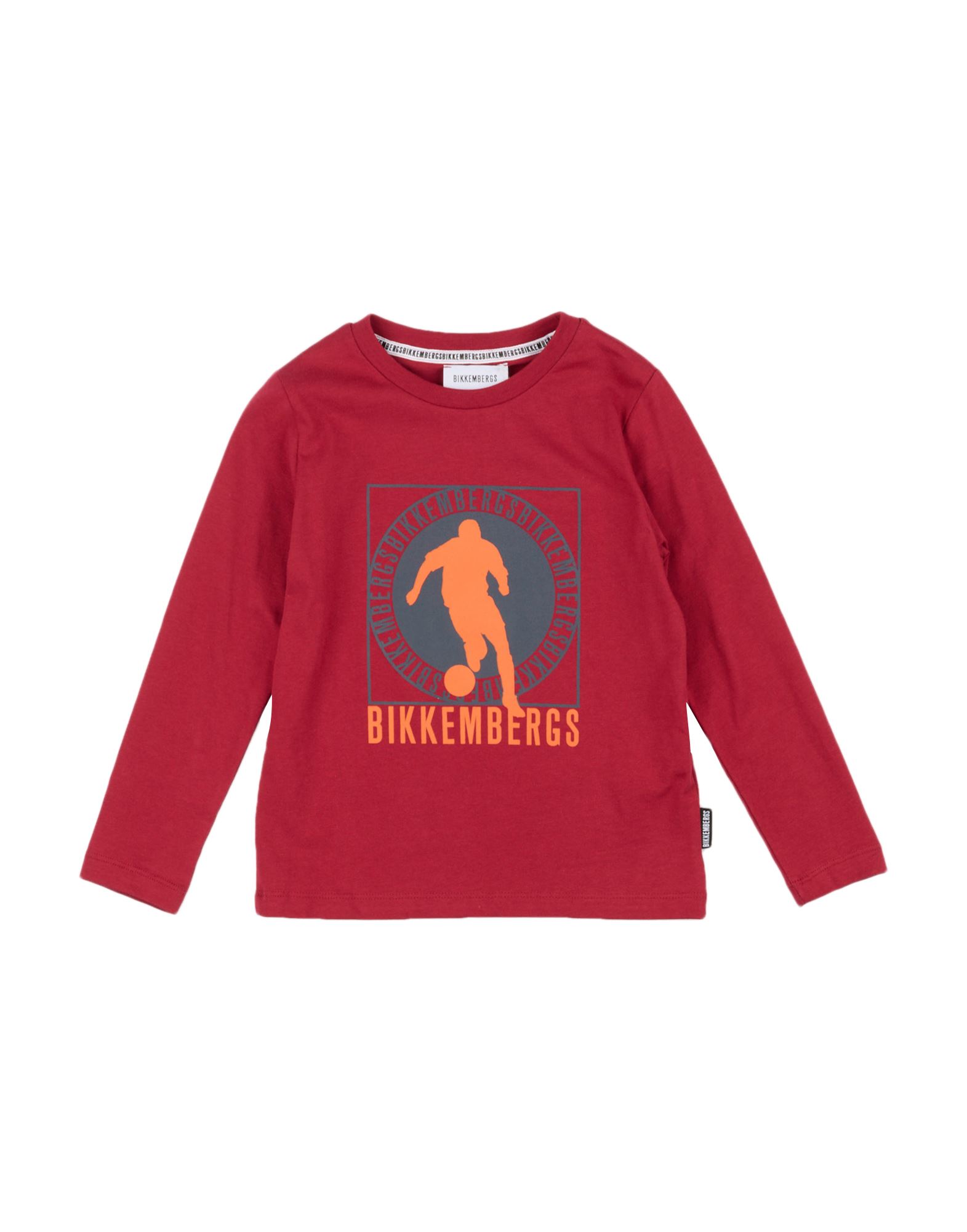 BIKKEMBERGS T-shirts Kinder Bordeaux von BIKKEMBERGS