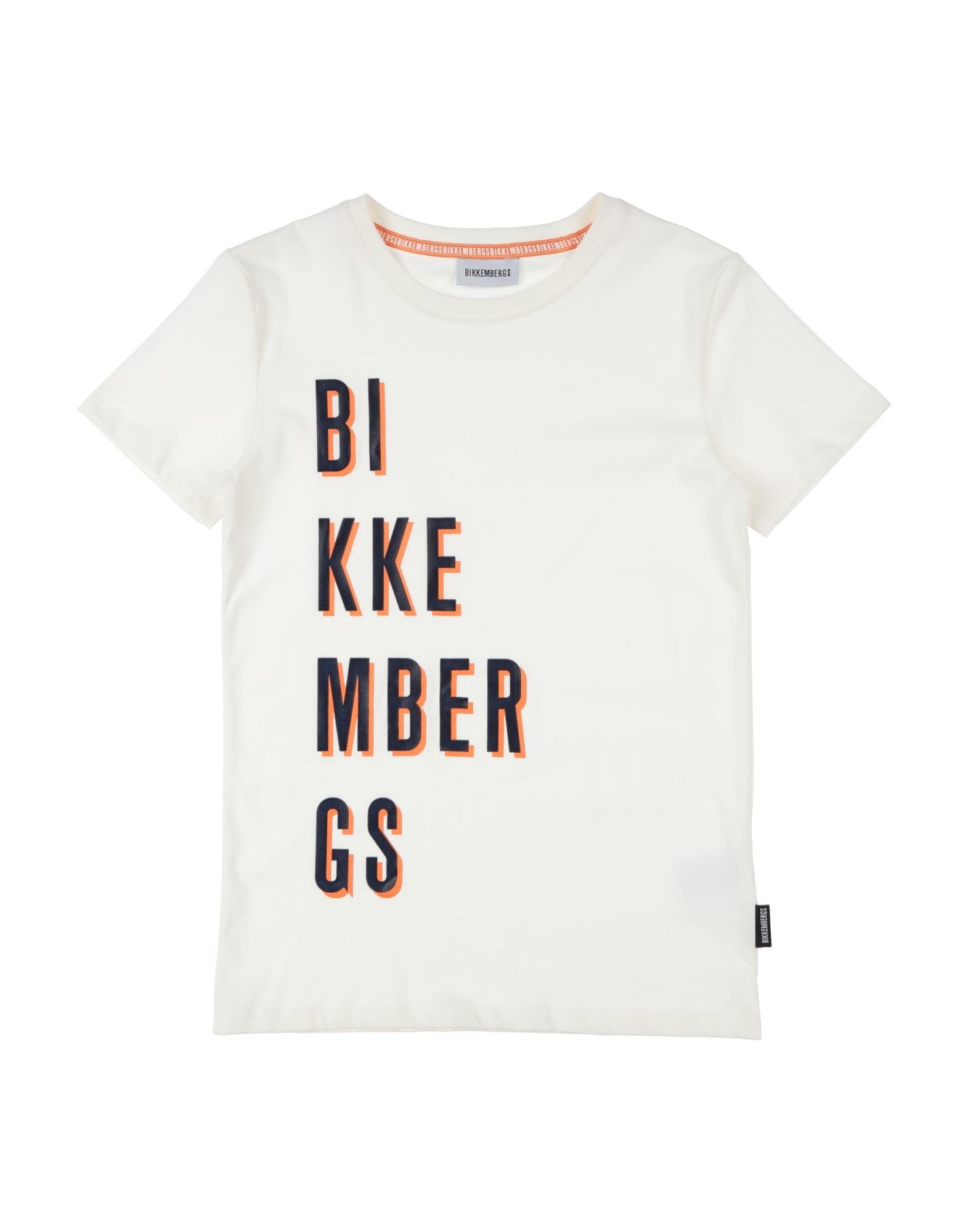 BIKKEMBERGS T-shirts Kinder Elfenbein von BIKKEMBERGS