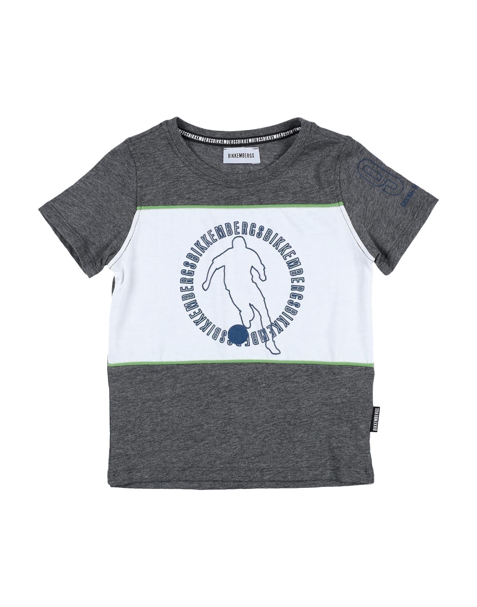 BIKKEMBERGS T-shirts Kinder Grau von BIKKEMBERGS