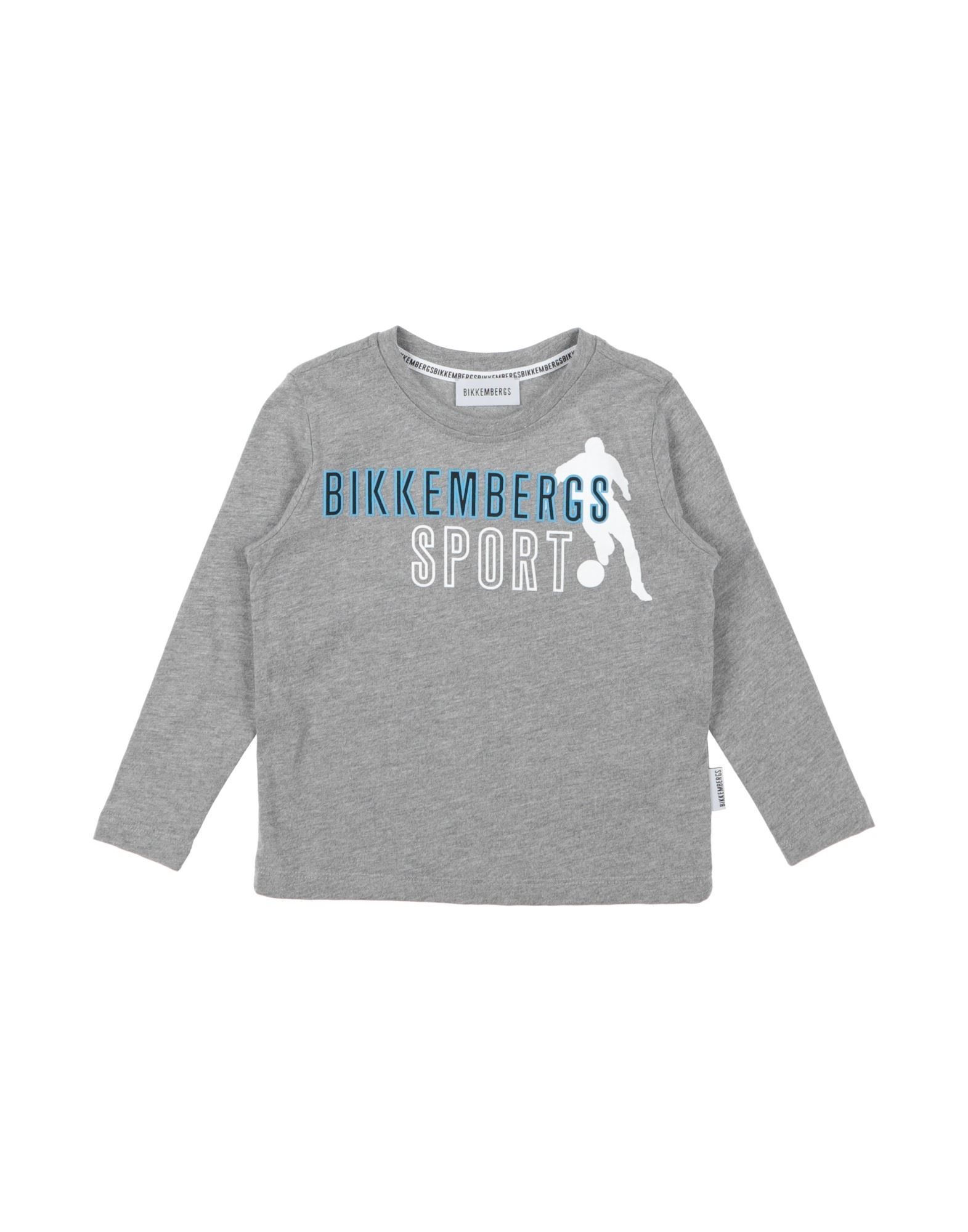 BIKKEMBERGS T-shirts Kinder Hellgrau von BIKKEMBERGS