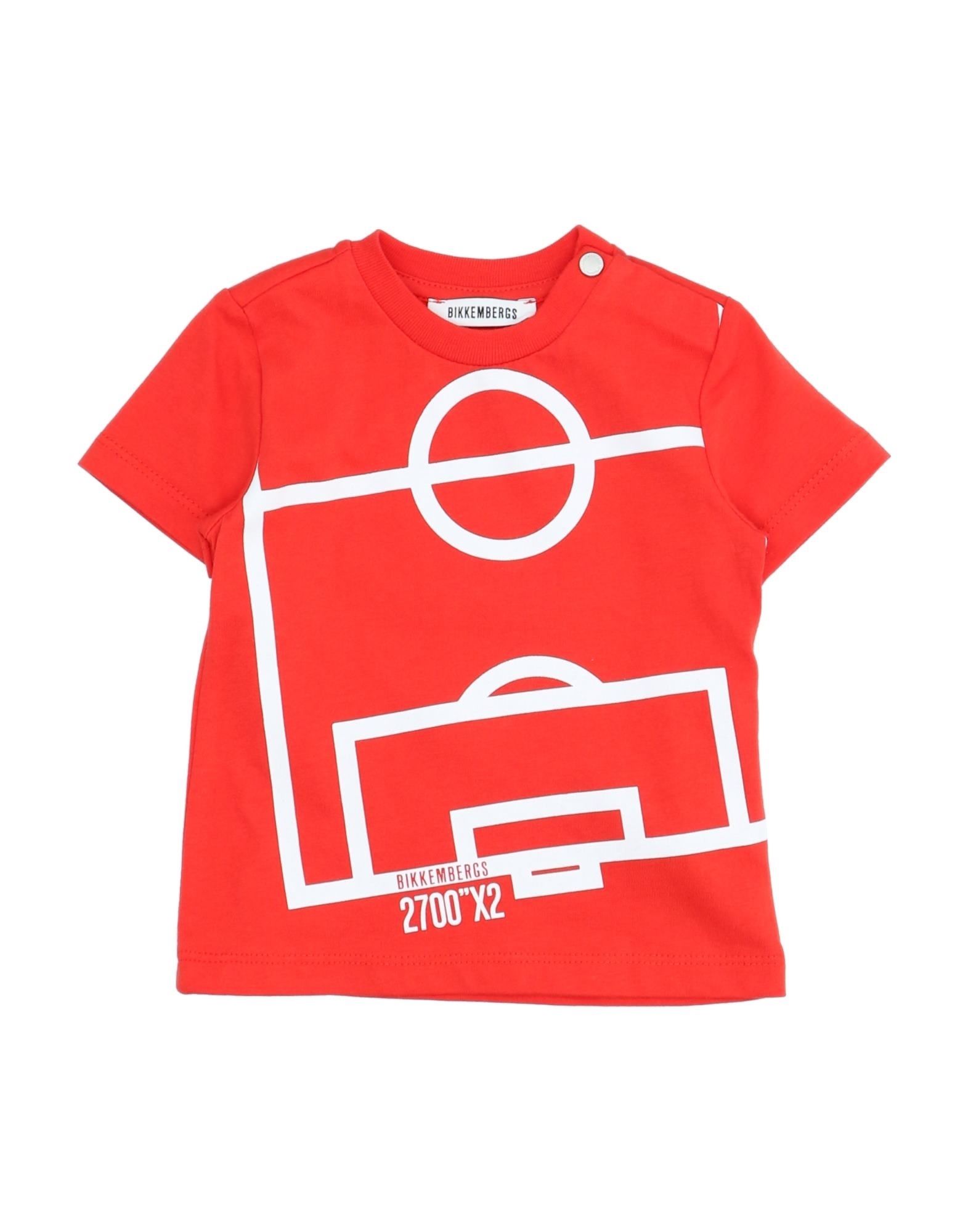 BIKKEMBERGS T-shirts Kinder Rot von BIKKEMBERGS