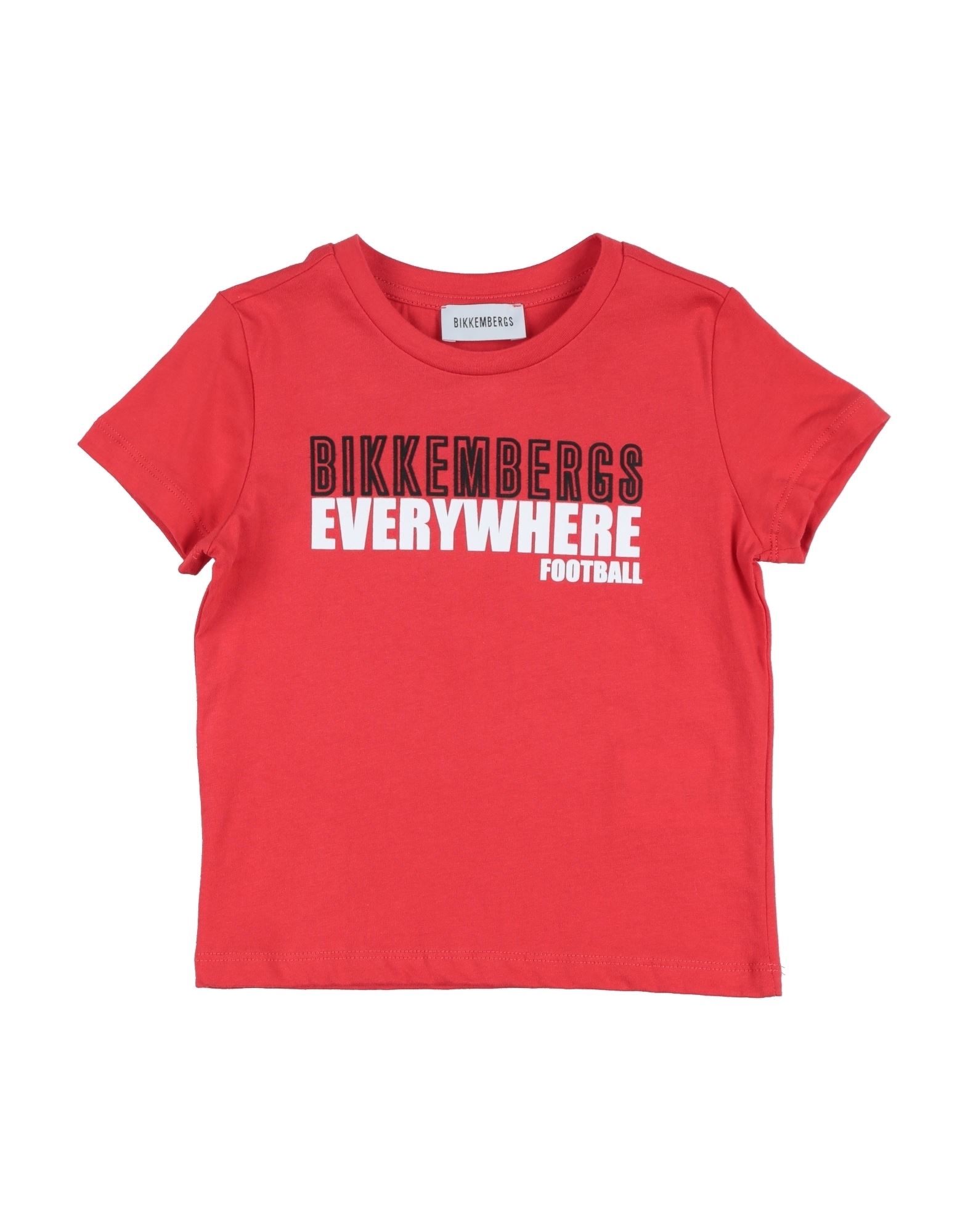 BIKKEMBERGS T-shirts Kinder Rot von BIKKEMBERGS