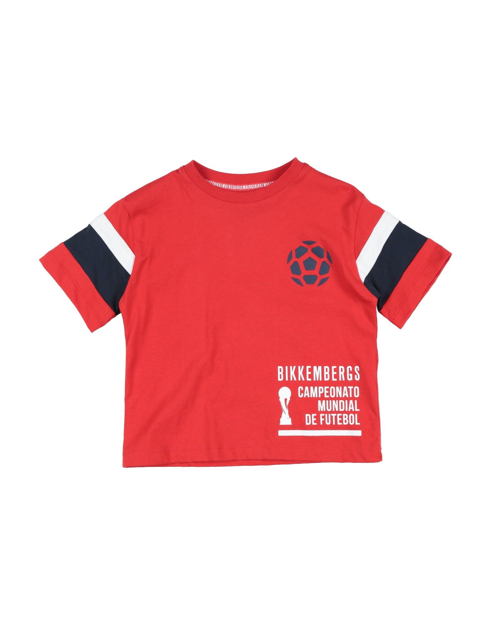 BIKKEMBERGS T-shirts Kinder Rot von BIKKEMBERGS