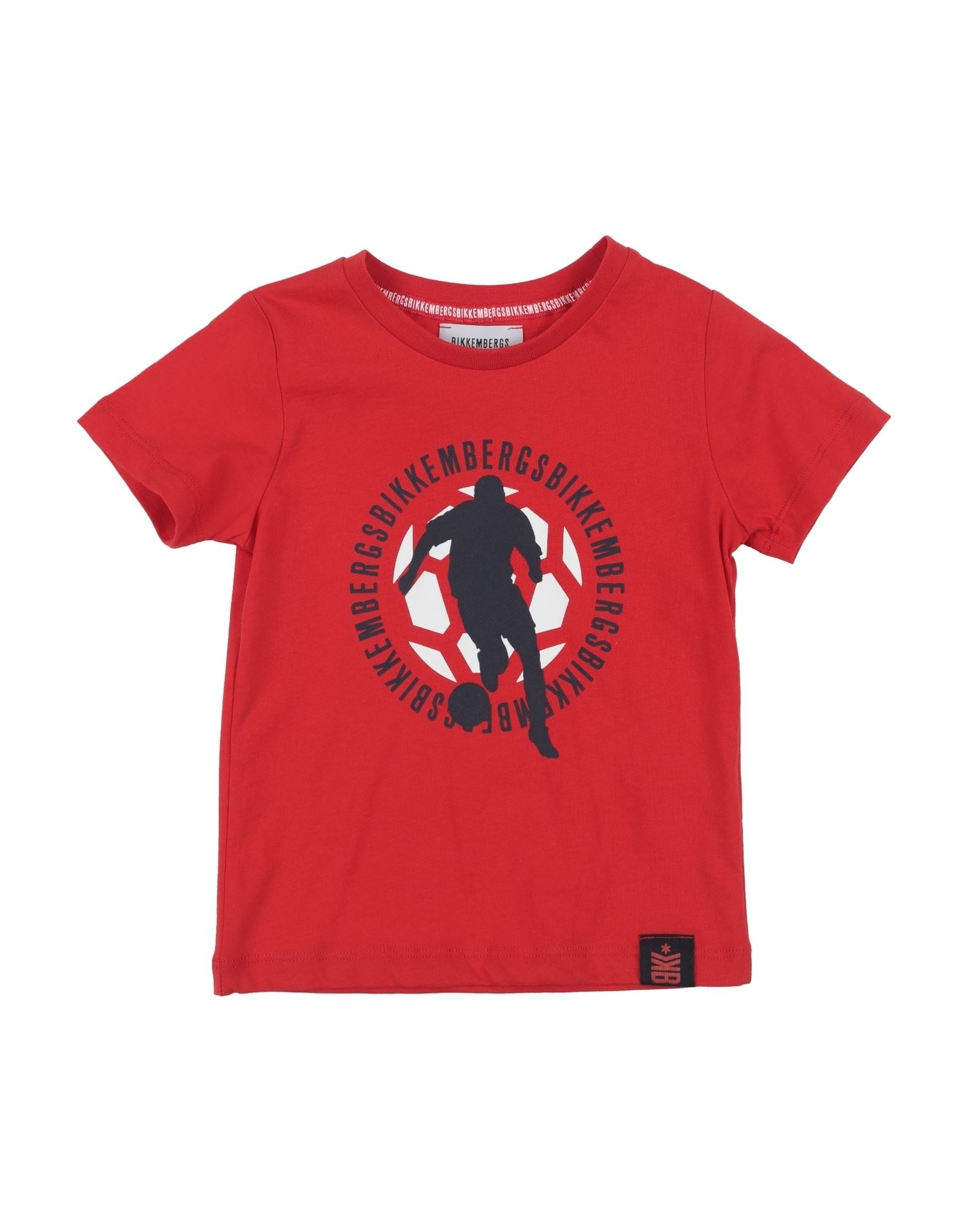 BIKKEMBERGS T-shirts Kinder Rot von BIKKEMBERGS