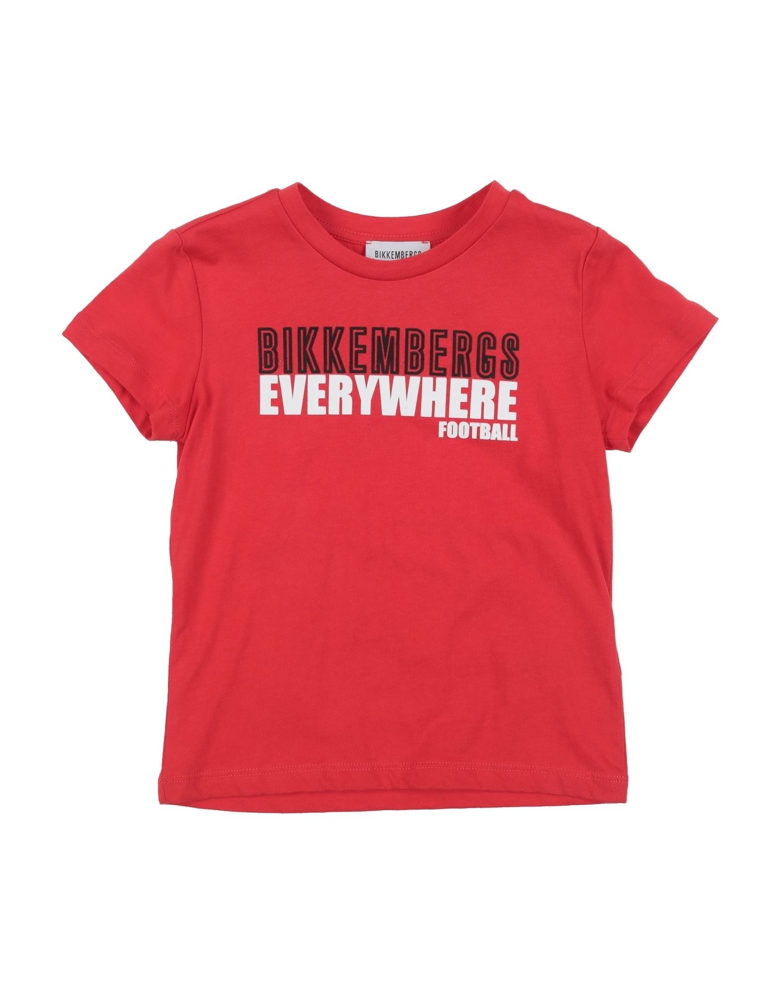 BIKKEMBERGS T-shirts Kinder Rot von BIKKEMBERGS