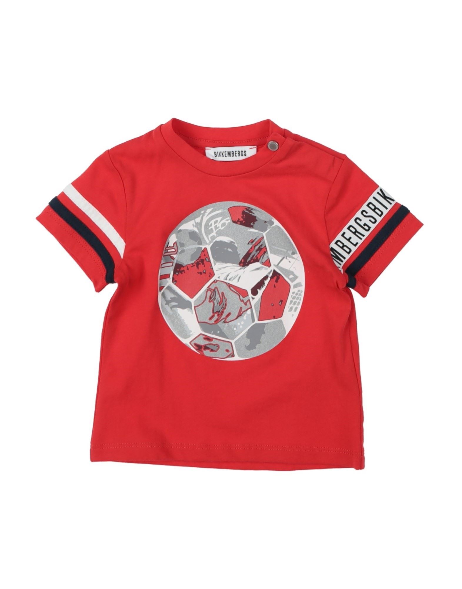 BIKKEMBERGS T-shirts Kinder Rot von BIKKEMBERGS