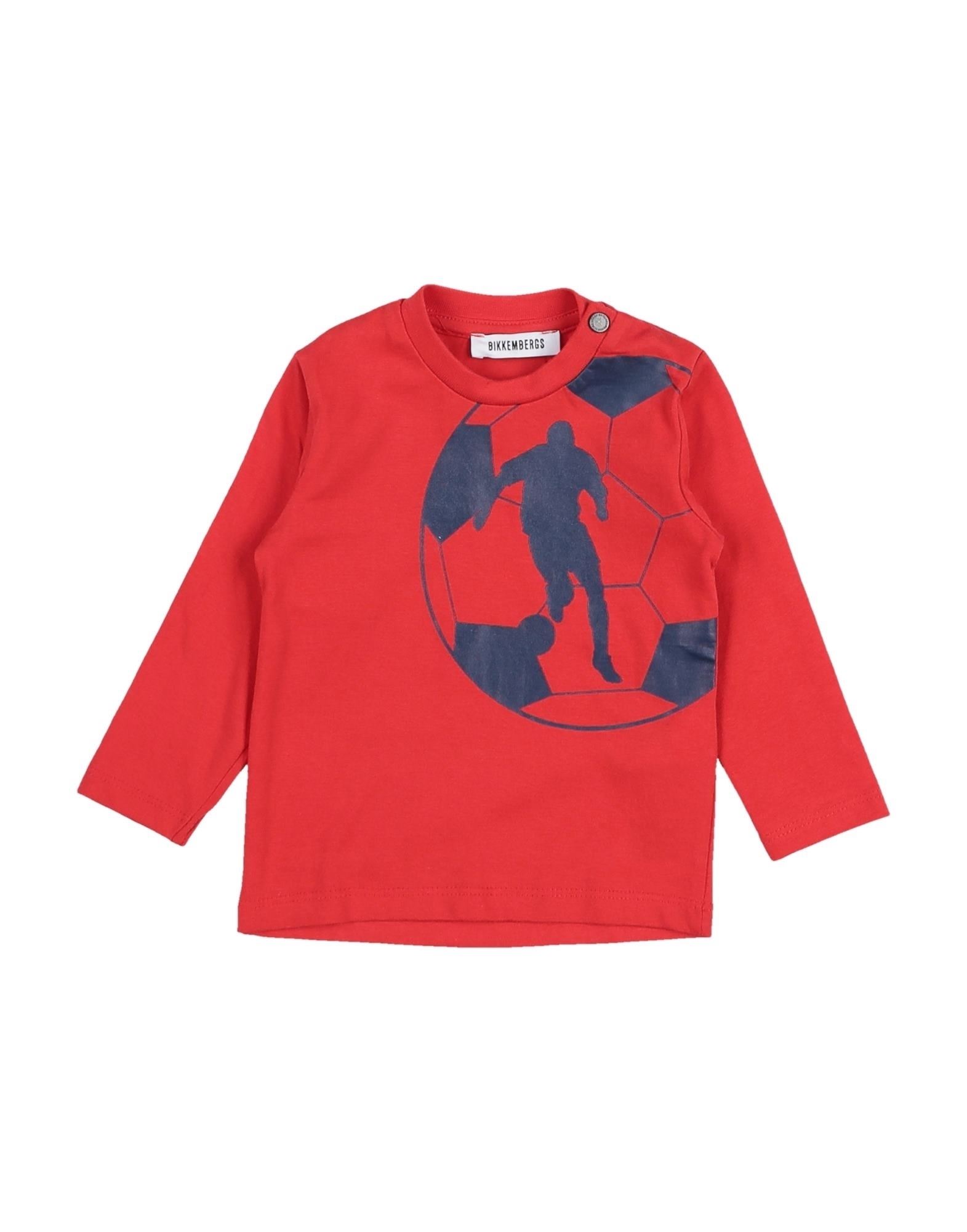 BIKKEMBERGS T-shirts Kinder Rot von BIKKEMBERGS