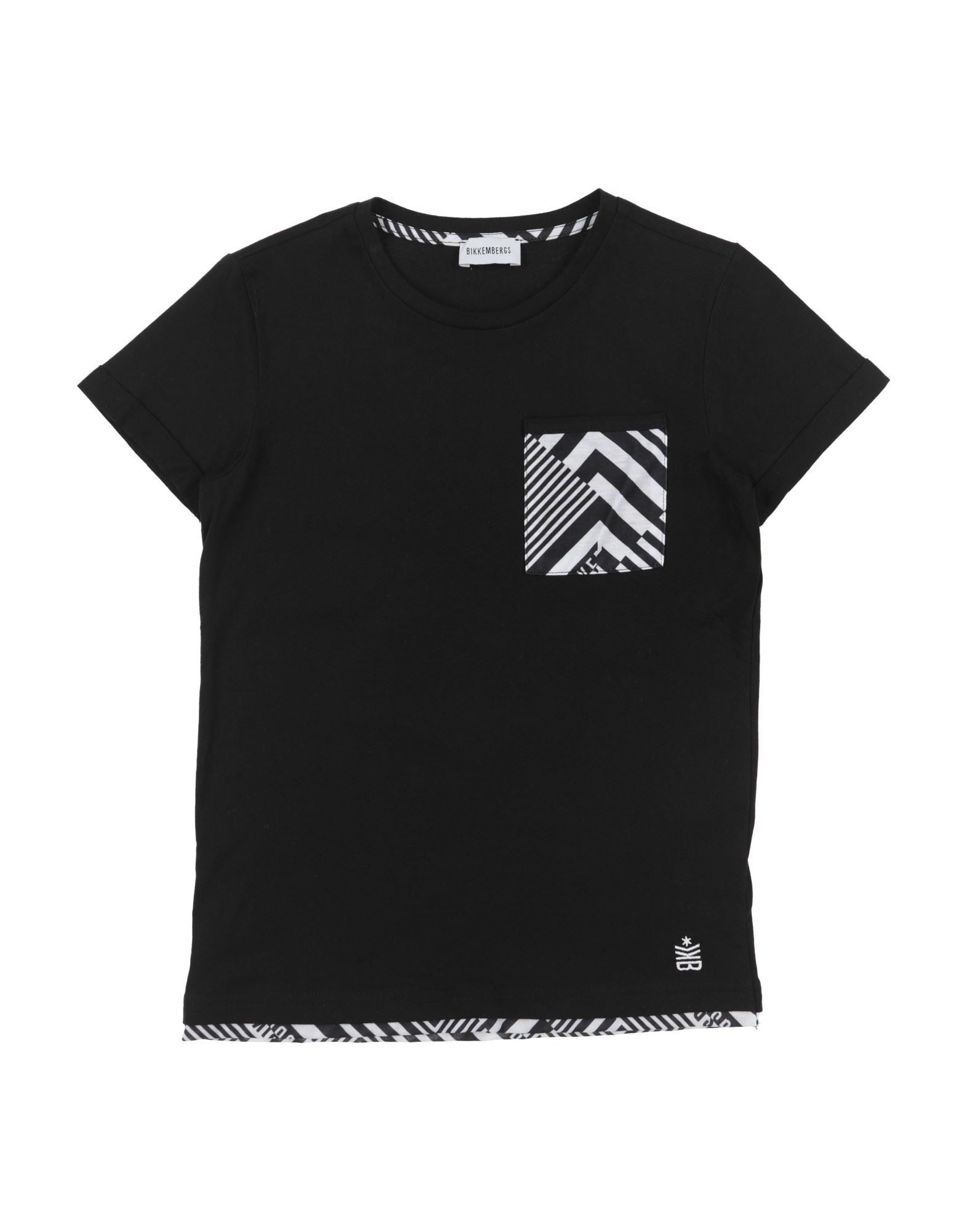 BIKKEMBERGS T-shirts Kinder Schwarz von BIKKEMBERGS