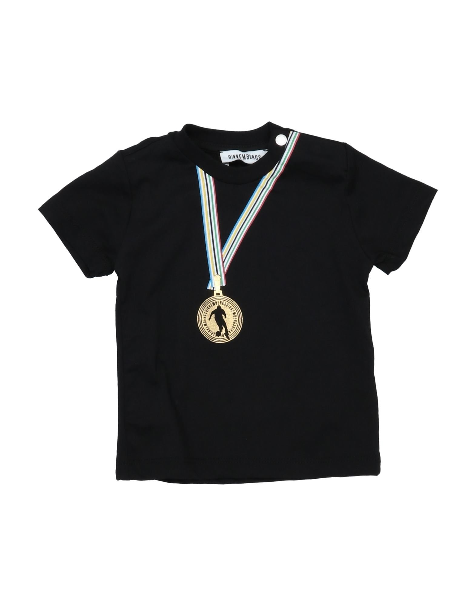 BIKKEMBERGS T-shirts Kinder Schwarz von BIKKEMBERGS