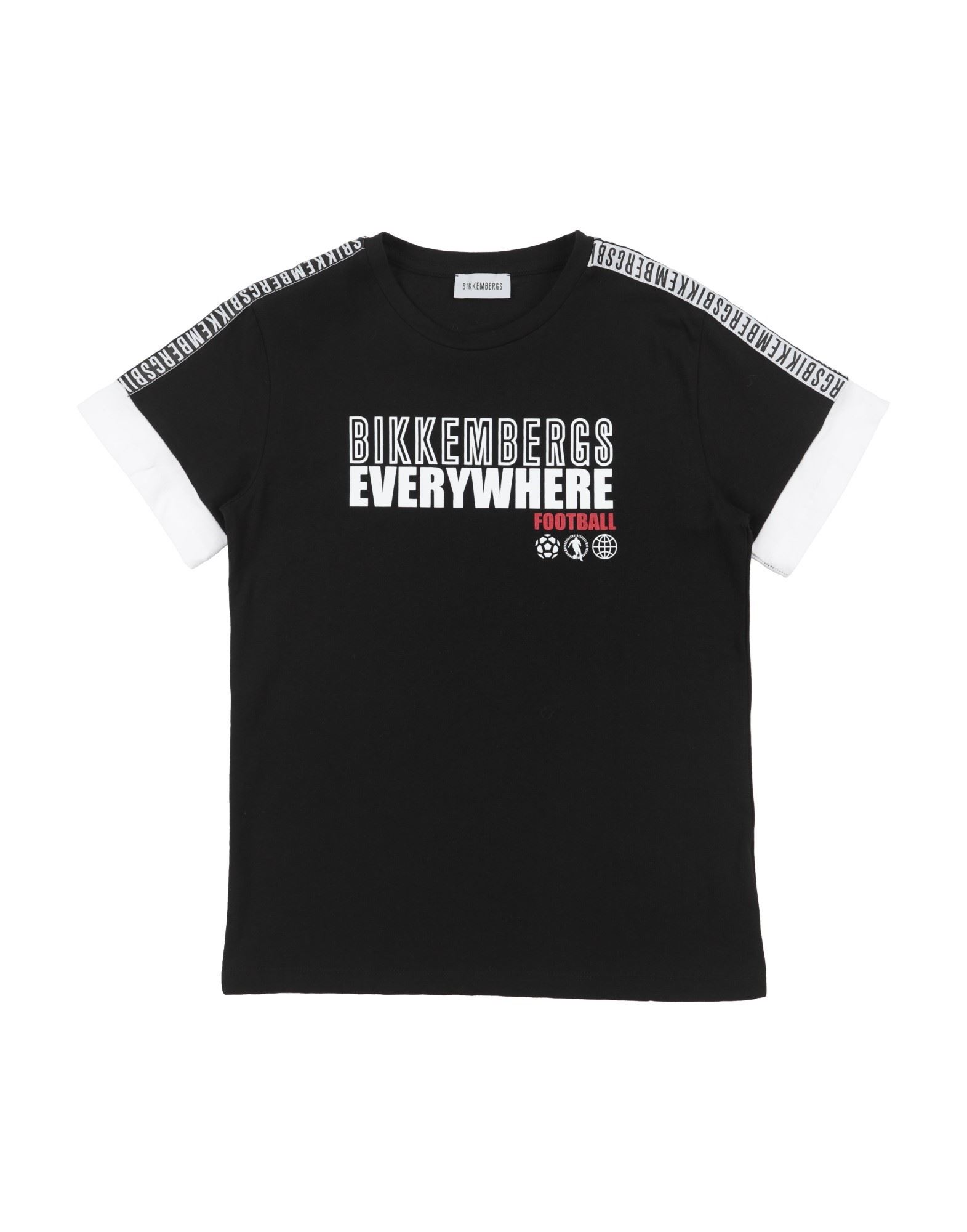 BIKKEMBERGS T-shirts Kinder Schwarz von BIKKEMBERGS