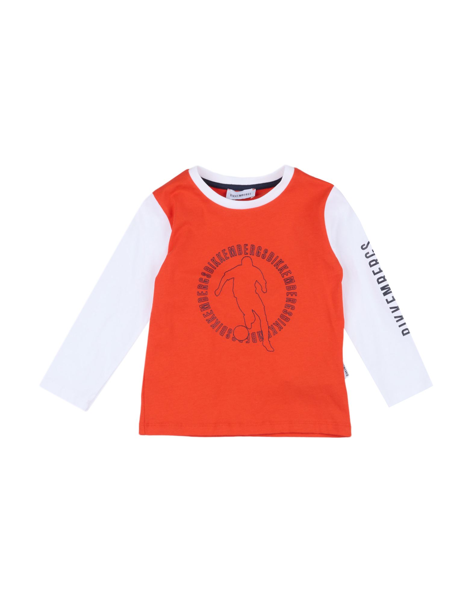 BIKKEMBERGS T-shirts Kinder Tomatenrot von BIKKEMBERGS