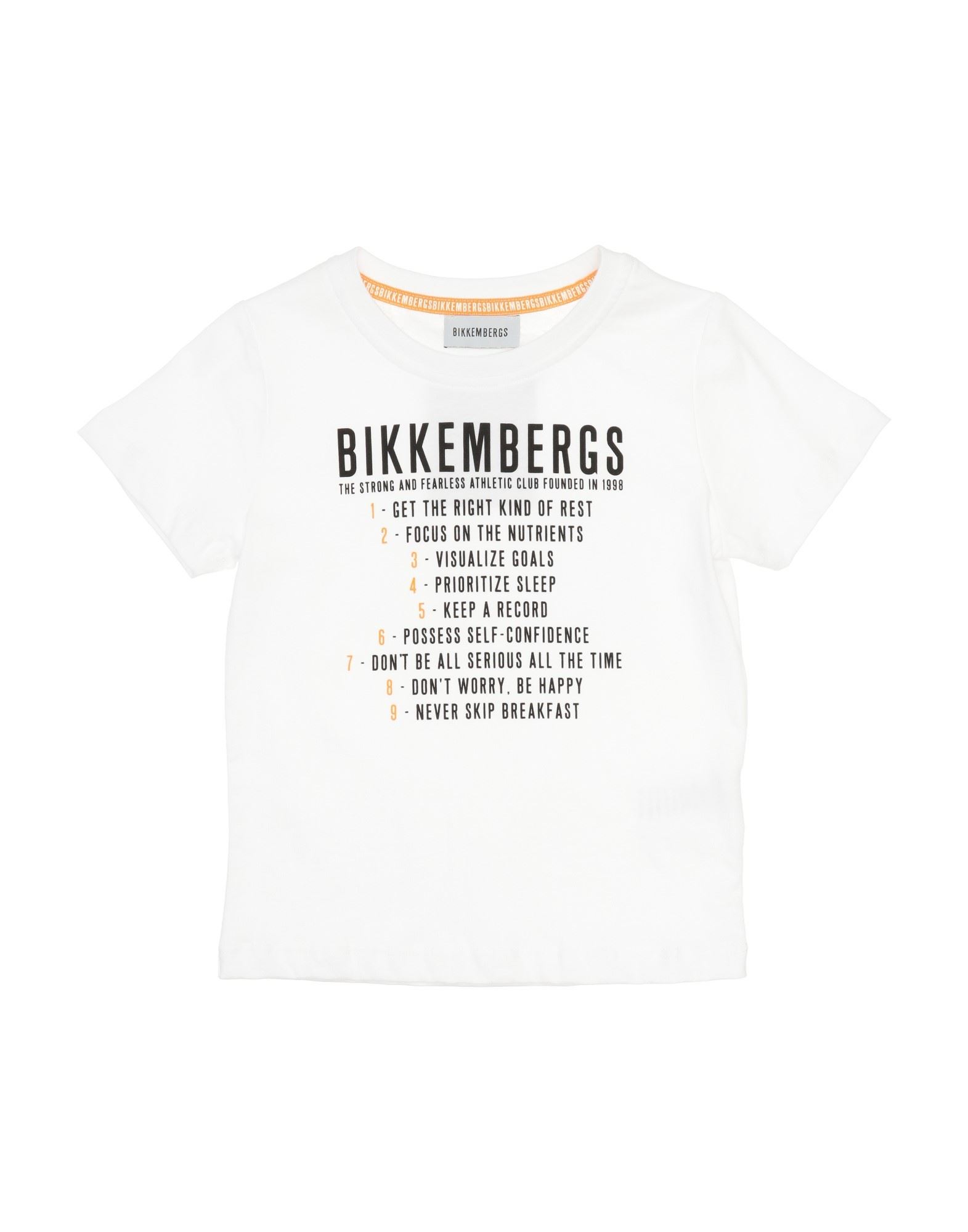 BIKKEMBERGS T-shirts Kinder Weiß von BIKKEMBERGS