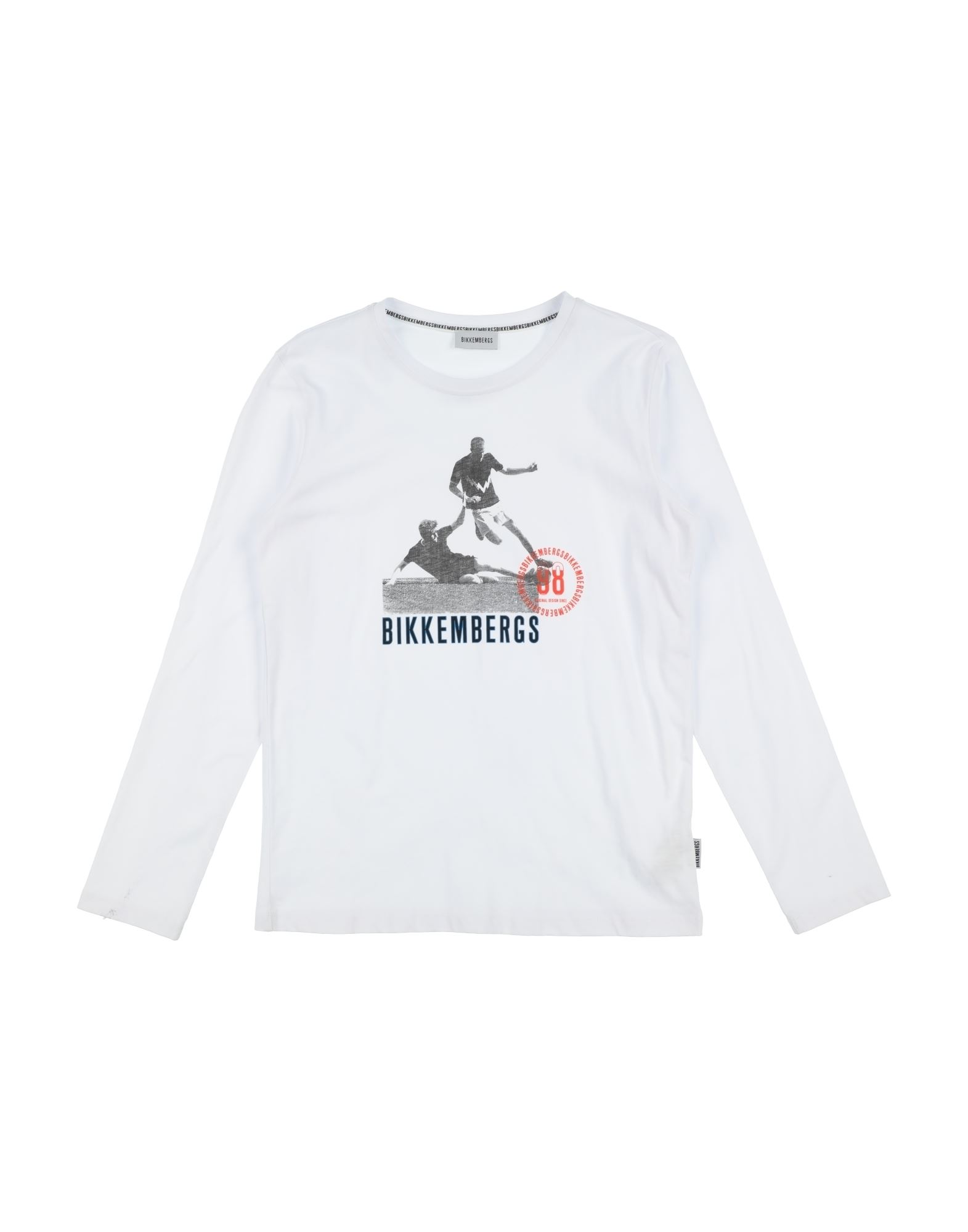 BIKKEMBERGS T-shirts Kinder Weiß von BIKKEMBERGS