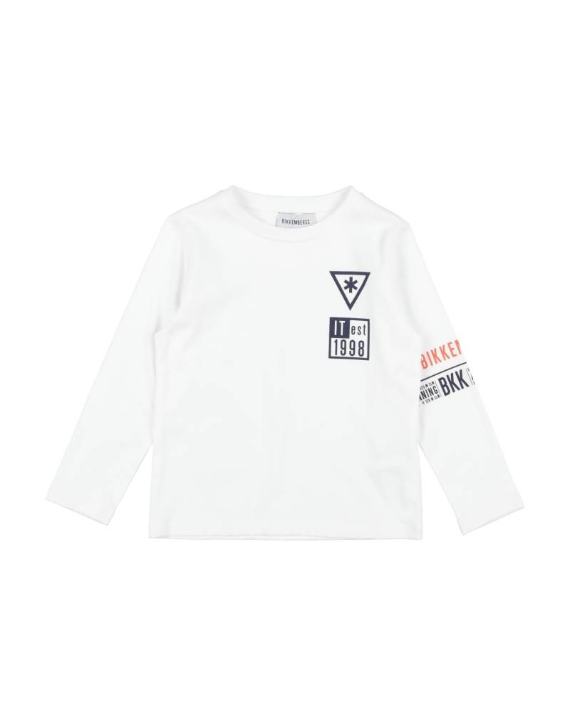 BIKKEMBERGS T-shirts Kinder Weiß von BIKKEMBERGS
