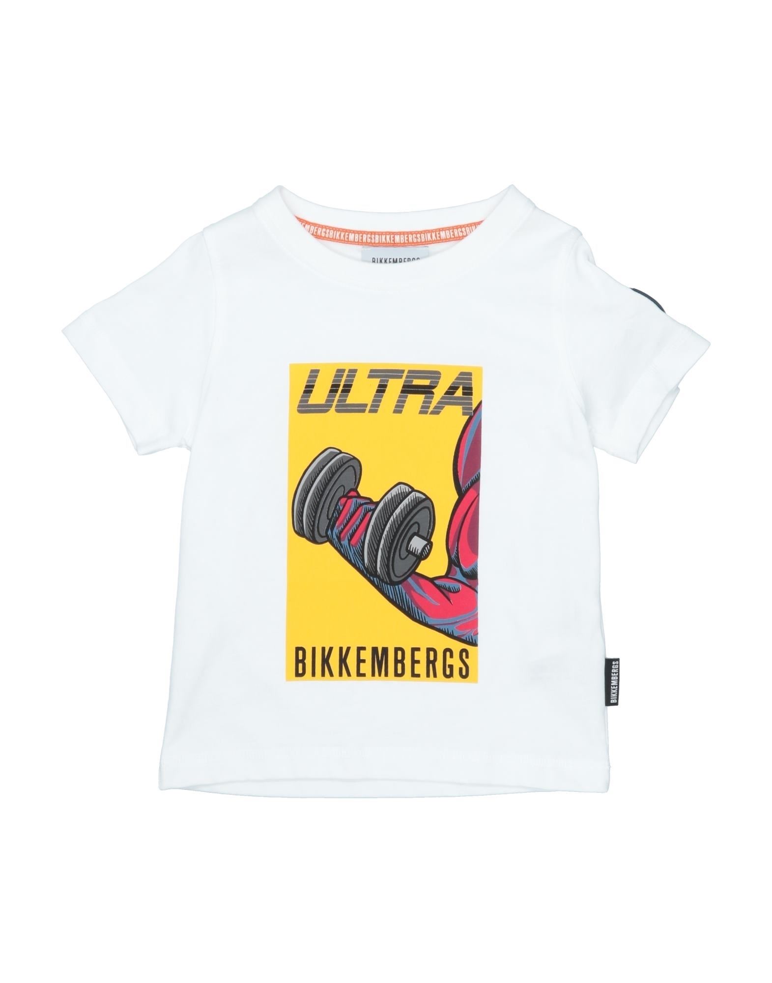 BIKKEMBERGS T-shirts Kinder Weiß von BIKKEMBERGS