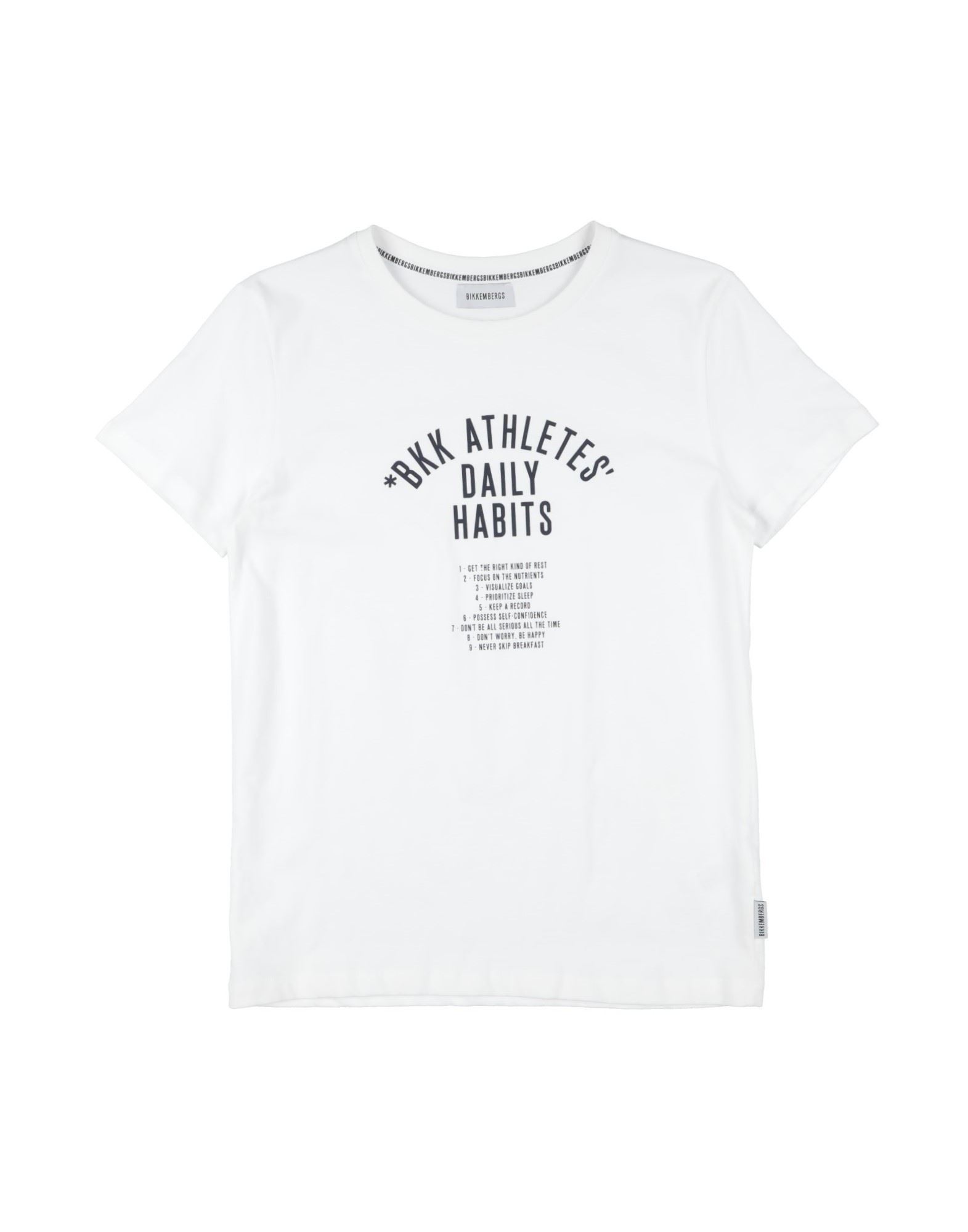 BIKKEMBERGS T-shirts Kinder Weiß von BIKKEMBERGS