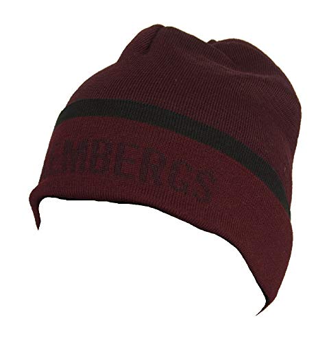 BIKKEMBERGS Umschlagkappe Kappe Artikel CAP01727 / 24430 Made IN Italy, 3 Bordeaux Con Logo Vinaccia, Einheitsgröße von BIKKEMBERGS