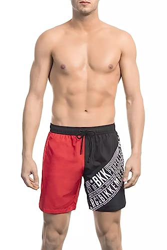 Bikkembergs Badeanzug NEOCLASSIC BKK1MBM09-RED_Black, schwarz, XL von BIKKEMBERGS