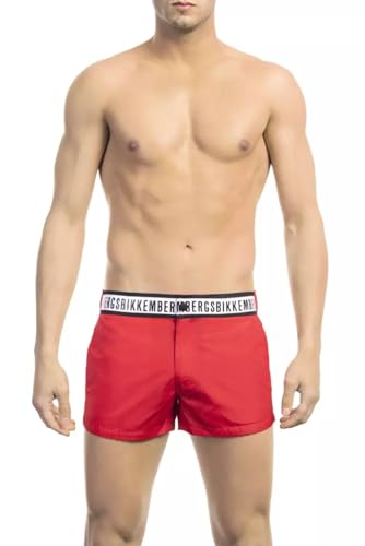 Bikkembergs Herren-Badehose Extra Short, rot, Medium von BIKKEMBERGS