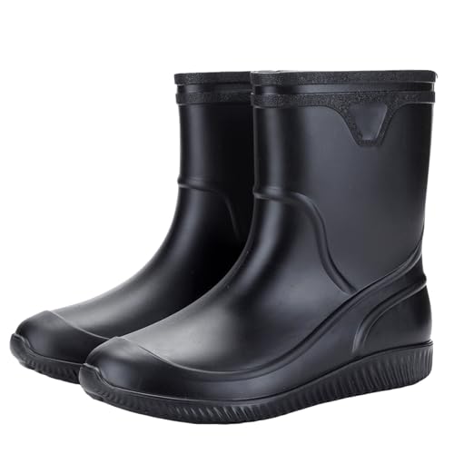 BILIKEYU Herren Gummistiefel Regenstiefel Stiefeletten Outdoor Gartenschuhe Wasserdicht rutschfeste Kurze Gummi-Regenschuhe Kurz Stiefe Für Arbeit Angeln Autowäsche Küche gr 42 BILIKEYU Herren Gummistiefel Regenstiefel Stiefeletten Outdoor Gartenschuhe Wasserdicht rutschfeste Kurze Gummi-Regenschuhe Kurz Stiefe Für Arbeit Angeln Autowäsche Küche gr 42 von BILIKEYU