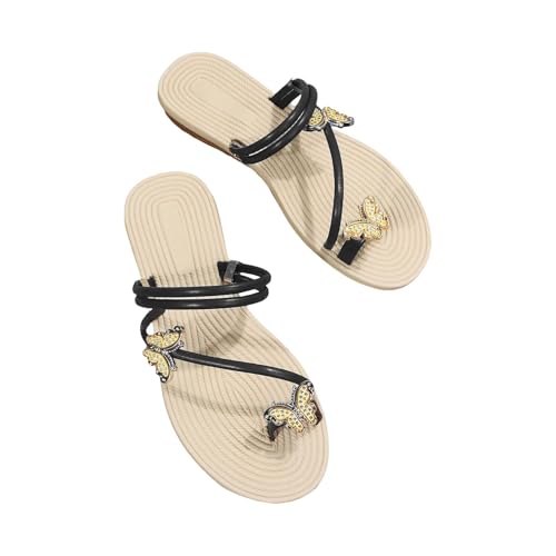 BILIKEYU Sandalen Damen Offene Flache Slip-On-Flip-Flops Hausschuhe Elegant Leicht Bequeme Rutschfest Freizeit Slipper Sandalen Strand Urlaub Trendy Holiday gr 36 BILIKEYU Sandalen Damen Offene Flache Slip-On-Flip-Flops Hausschuhe Elegant Leicht Bequeme Rutschfest Freizeit Slipper Sandalen Strand Urlaub Trendy Holiday gr 36 von BILIKEYU