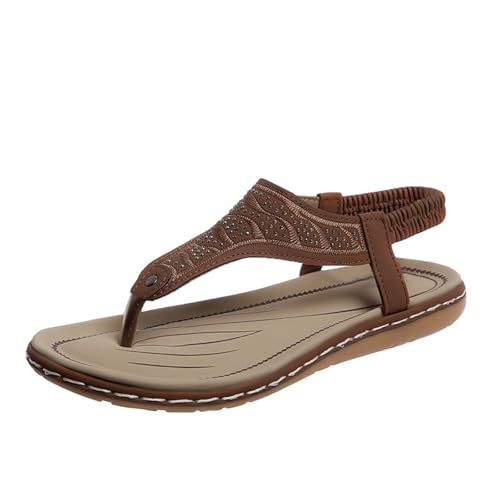 BILIKEYU Sandalen Damen Retro Bohemia Ethno Leichte Strandschuhe Flache Sandaletten Bequeme Ankle Elastic Flip Flops Sandalen Sommerschuhe Strandurlaub gr 38 BILIKEYU Sandalen Damen Retro Bohemia Ethno Leichte Strandschuhe Flache Sandaletten Bequeme Ankle Elastic Flip Flops Sandalen Sommerschuhe Strandurlaub gr 38 von BILIKEYU