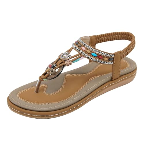 BILIKEYU Sandalen Damen Retro Boho-Stil Leichte Offene Sandalen Strandurlaub Rutschfeste Absatz Dicker Keilabsatz Freizeit Flip Flops Sandaletten Sommerschuhe gr 41 BILIKEYU Sandalen Damen Retro Boho-Stil Leichte Offene Sandalen Strandurlaub Rutschfeste Absatz Dicker Keilabsatz Freizeit Flip Flops Sandaletten Sommerschuhe gr 41 von BILIKEYU