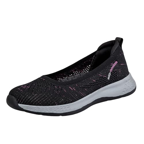 BILIKEYU Sneaker Damen Flache Slip On Sport Wanderschuhe Atmungsaktive Mesh Gestrickte Leichte rutschfeste Bequem Freizeit Sportschuhe für Komfortables Gehen gr 40 BILIKEYU Sneaker Damen Flache Slip On Sport Wanderschuhe Atmungsaktive Mesh Gestrickte Leichte rutschfeste Bequem Freizeit Sportschuhe für Komfortables Gehen gr 40 von BILIKEYU