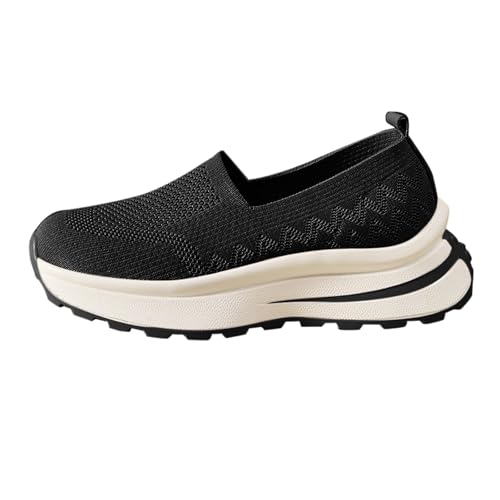 BILIKEYU Sneaker Damen Slip-On Wanderschuhe rutschfeste Leichte Atmungsaktive Sport Freizeitschuhe Weiche Sportschuhe Fitness Gym Outdoor Walking Yoga Gehen Sneakers gr 40 von BILIKEYU