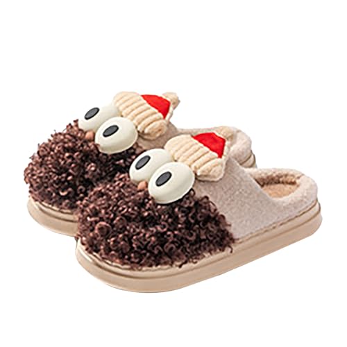 BILIKEYU Weihnachten Urlaub Hausschuhe Damen Herren Niedliche Mode Warme Winter Baumwollpantoffeln Weiche Schuhe Rutschfesten Indoor Schlafzimmer Haus Schuhe gr 44 Khaki BILIKEYU Weihnachten Urlaub Hausschuhe Damen Herren Niedliche Mode Warme Winter Baumwollpantoffeln Weiche Schuhe Rutschfesten Indoor Schlafzimmer Haus Schuhe gr 44 Khaki von BILIKEYU