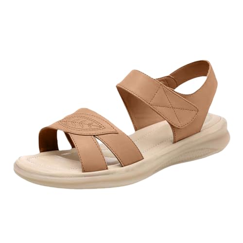 Sandalen Damen Flach Leicht rutschfeste Bequeme Offene Sandaletten Outdoor Wandersandalen Weiche Sohle rutschfeste Sandalen Freizeit Strand Schuhe Sommerschuhe gr 40 von BILIKEYU