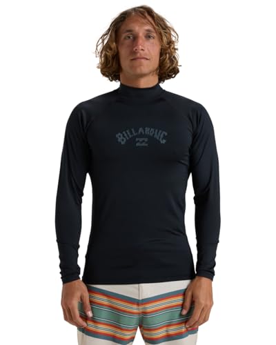 BILLABONG Arch - Long Sleeves UPF 50 Surf T-Shirt for Men - Surf-Longsleeve mit UPF 50 - Männer - M - Schwarz von BILLABONG