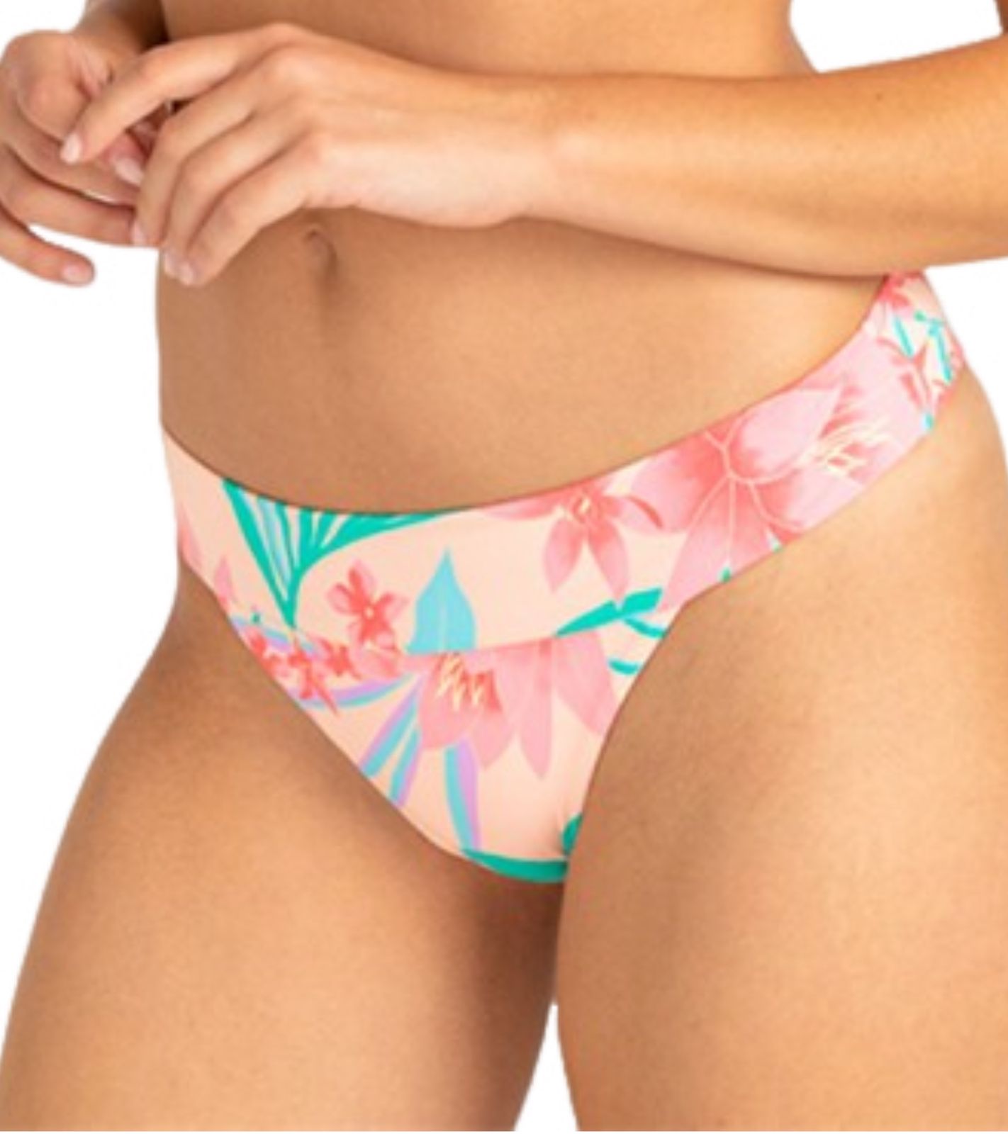 BILLABONG Lost In Daydream Tropic Damen Bikini-Unterteil im Allover-Print Bademode Bikini-Panty W3SB75 BIP1 1220 Rosa von BILLABONG