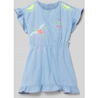 BILLIEBLUSH Kleid mit Statement- und Motiv-Stitching in Hellblau, Größe 140 von BILLIEBLUSH
