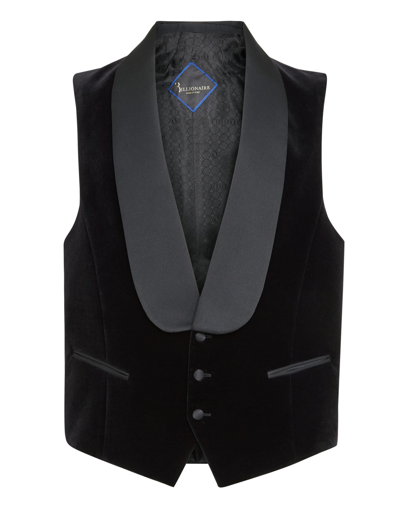 BILLIONAIRE Couture-weste Herren Schwarz von BILLIONAIRE