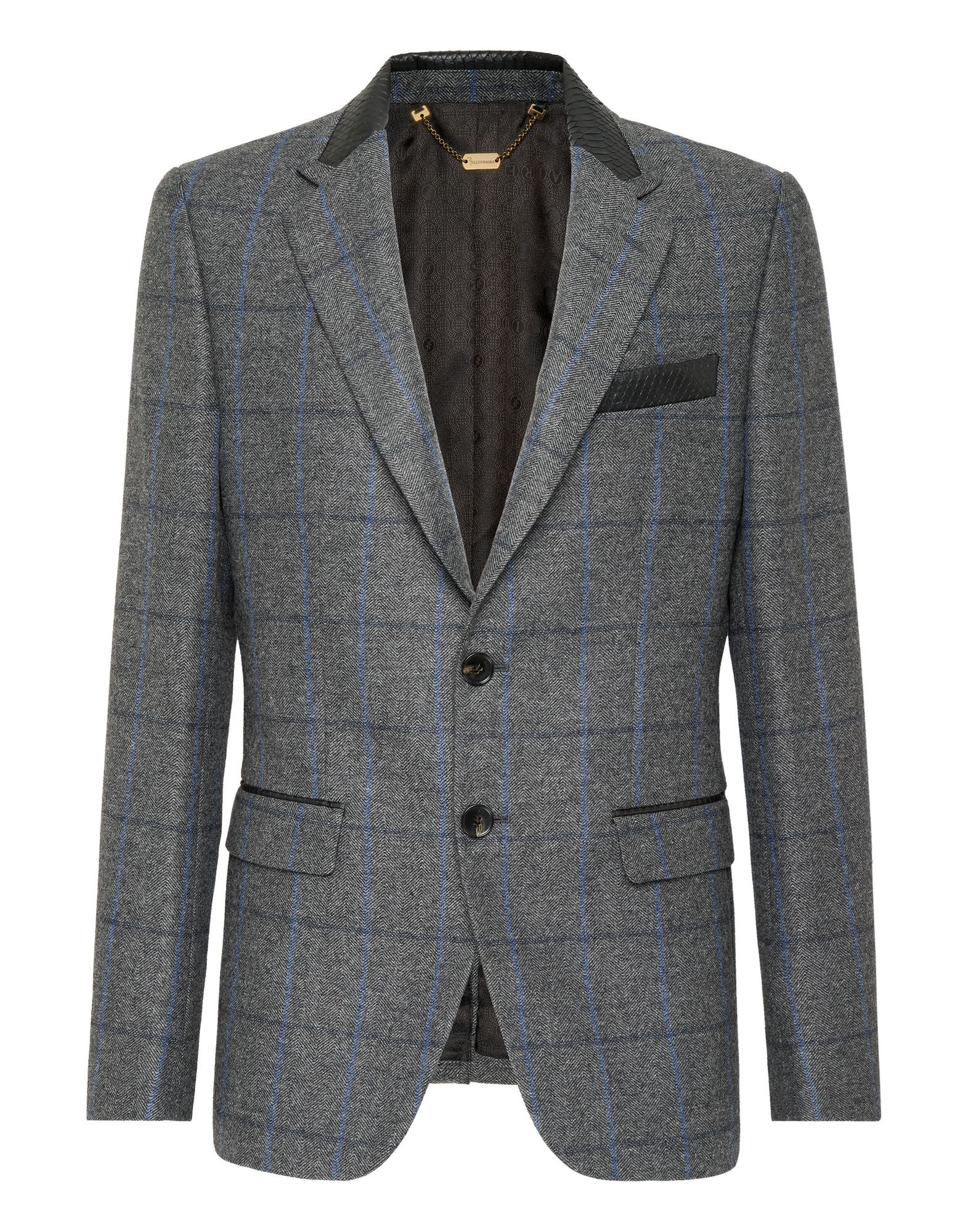 BILLIONAIRE Blazer Herren Grau von BILLIONAIRE