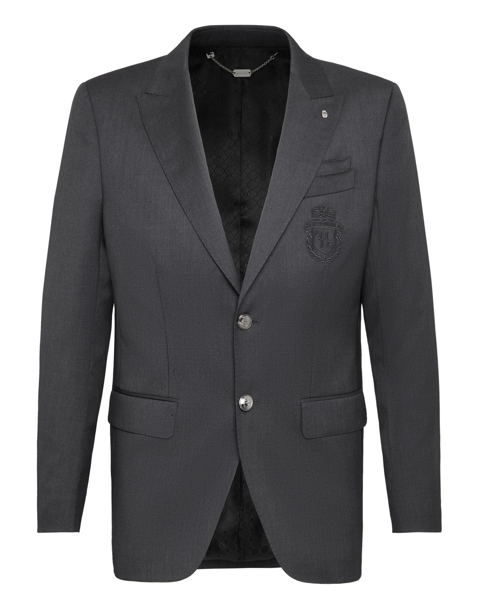 BILLIONAIRE Blazer Herren Grau von BILLIONAIRE