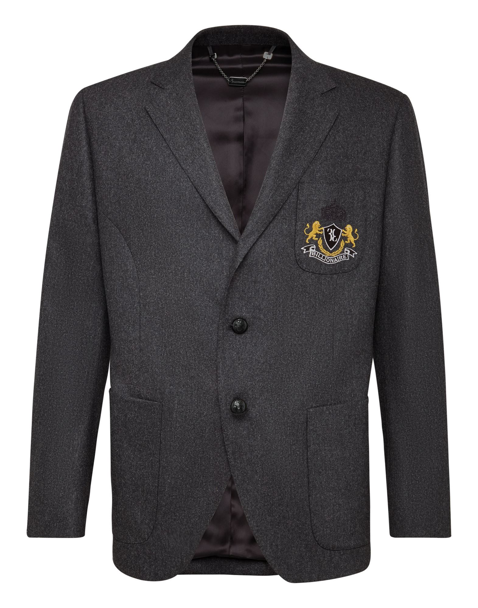 BILLIONAIRE Blazer Herren Grau von BILLIONAIRE