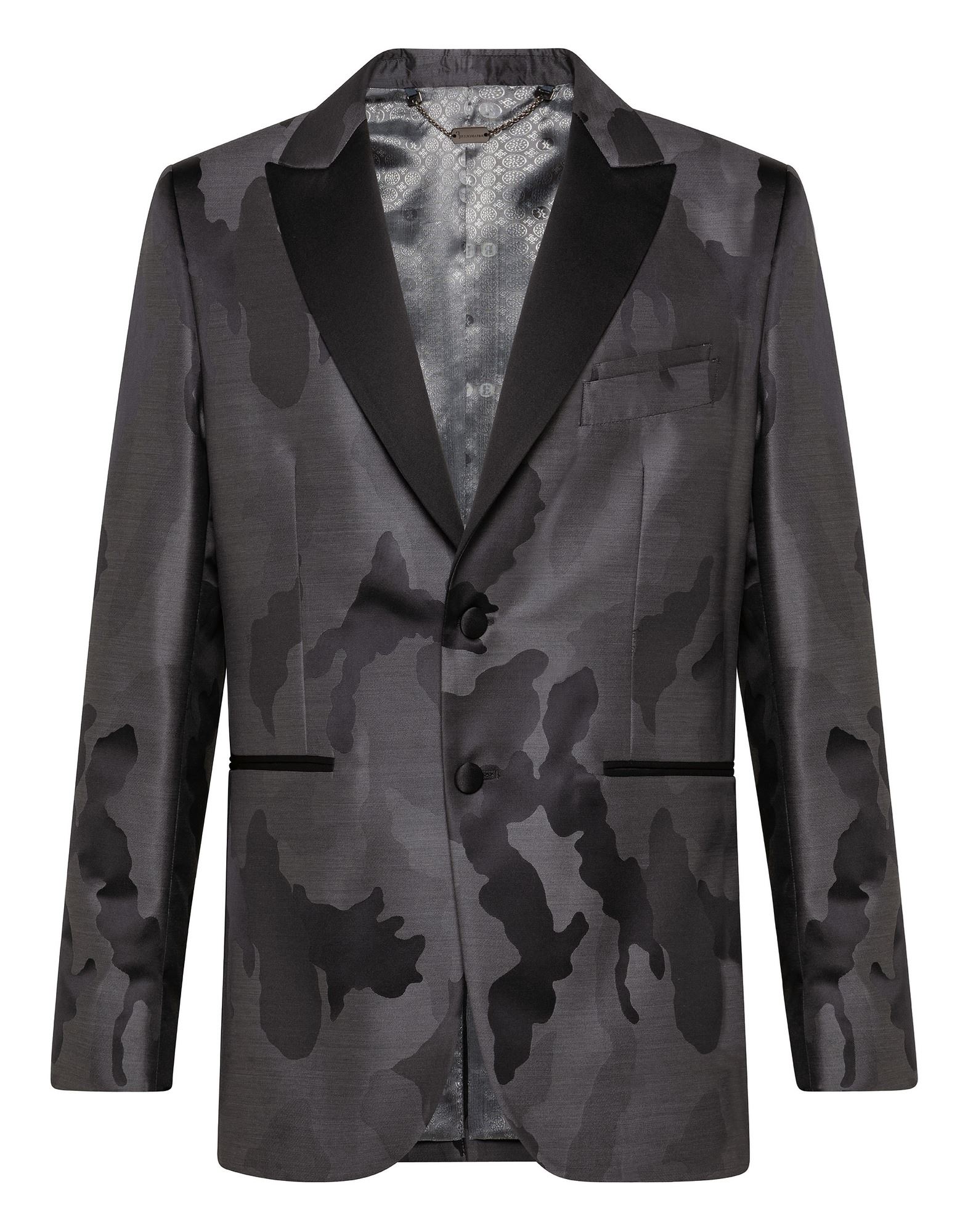 BILLIONAIRE Blazer Herren Grau von BILLIONAIRE