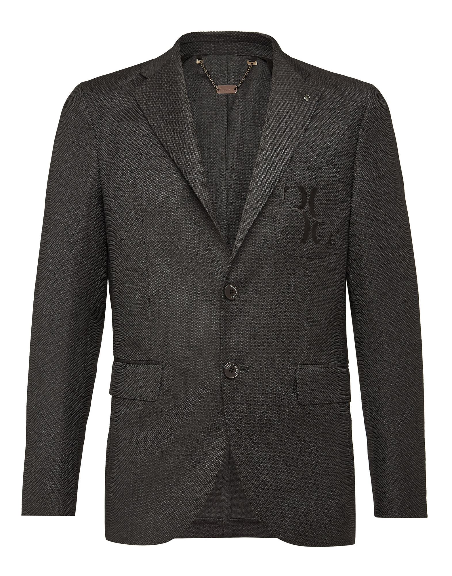 BILLIONAIRE Blazer Herren Grau von BILLIONAIRE