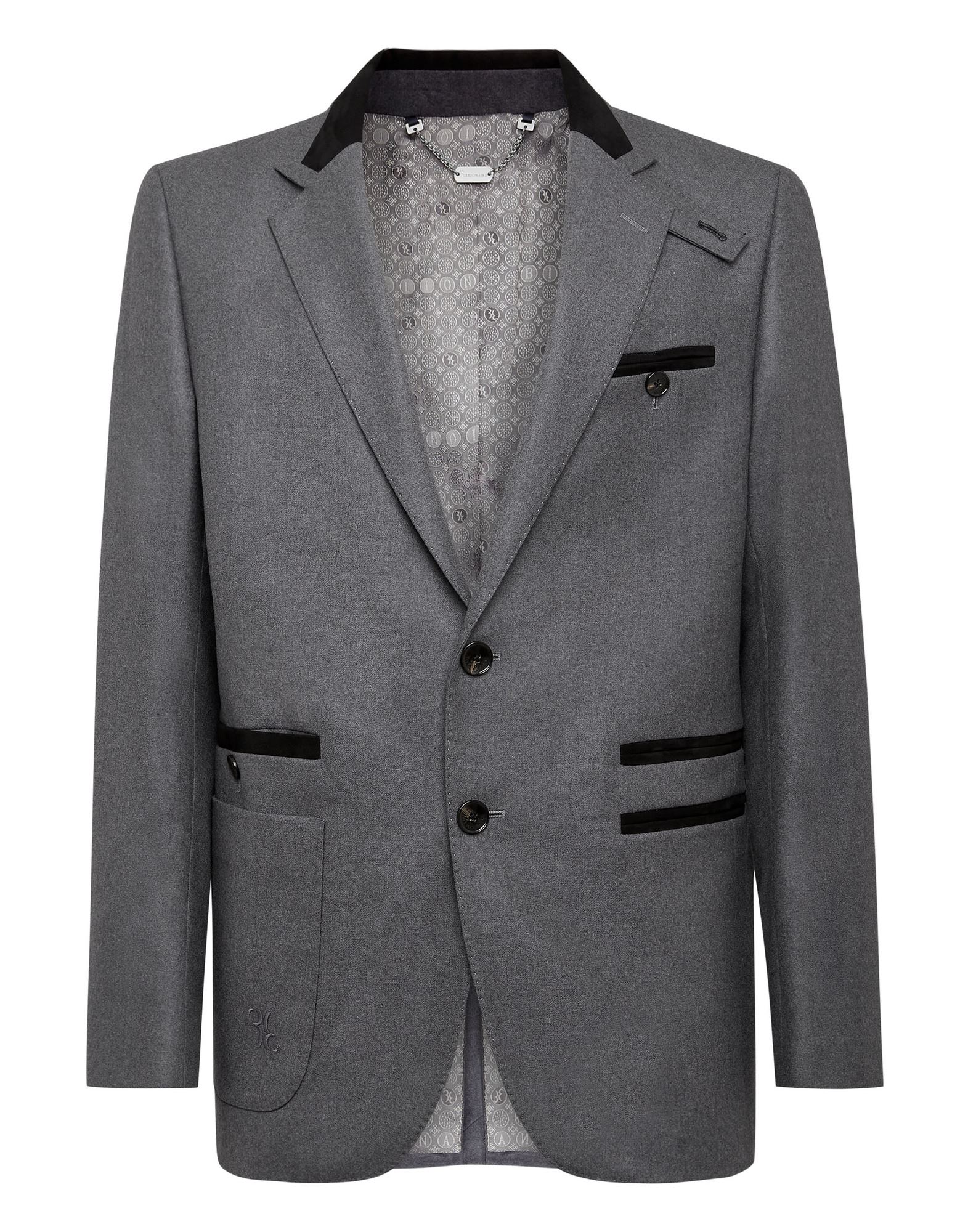 BILLIONAIRE Blazer Herren Grau von BILLIONAIRE