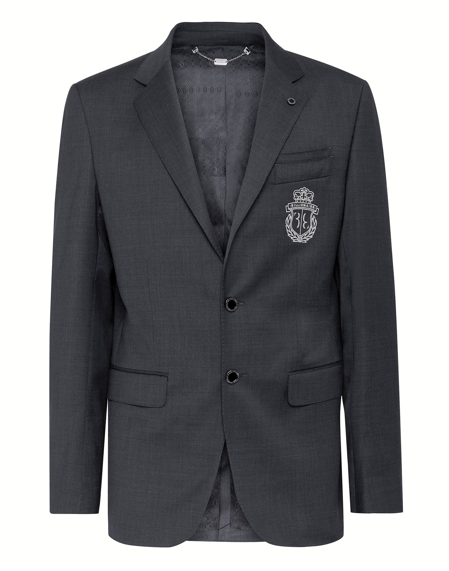 BILLIONAIRE Blazer Herren Grau von BILLIONAIRE