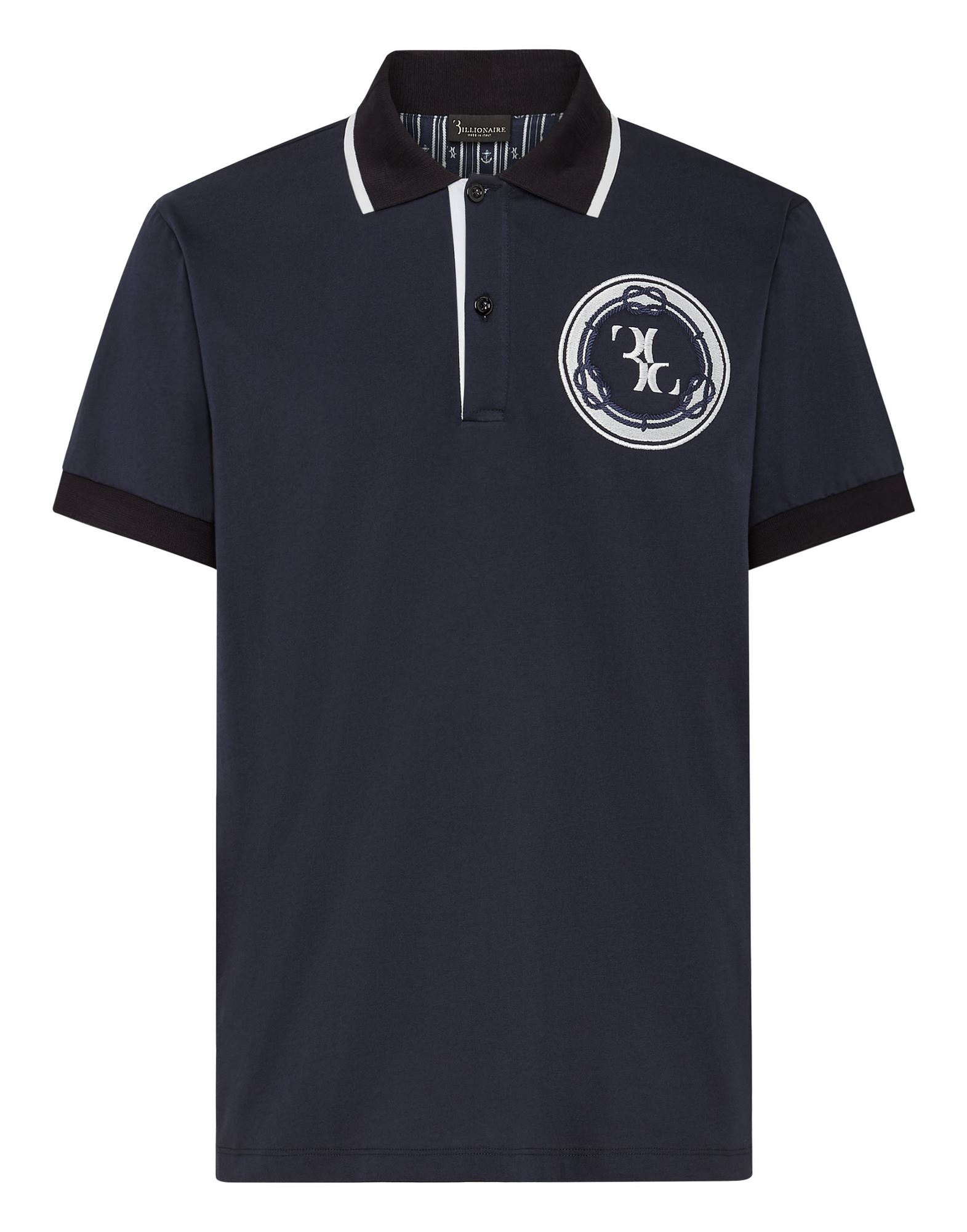 BILLIONAIRE Poloshirt Herren Blau von BILLIONAIRE